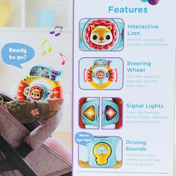 Brand New 🚗Vtech Grip & Go Steering Wheel-English Version 3–24 months - Picture 10 of 11